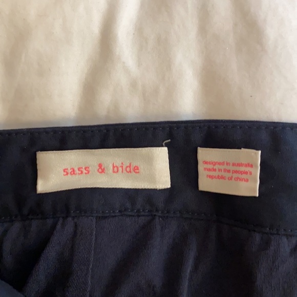 Sass & bide blue sparkle pants - Picture 6 of 7